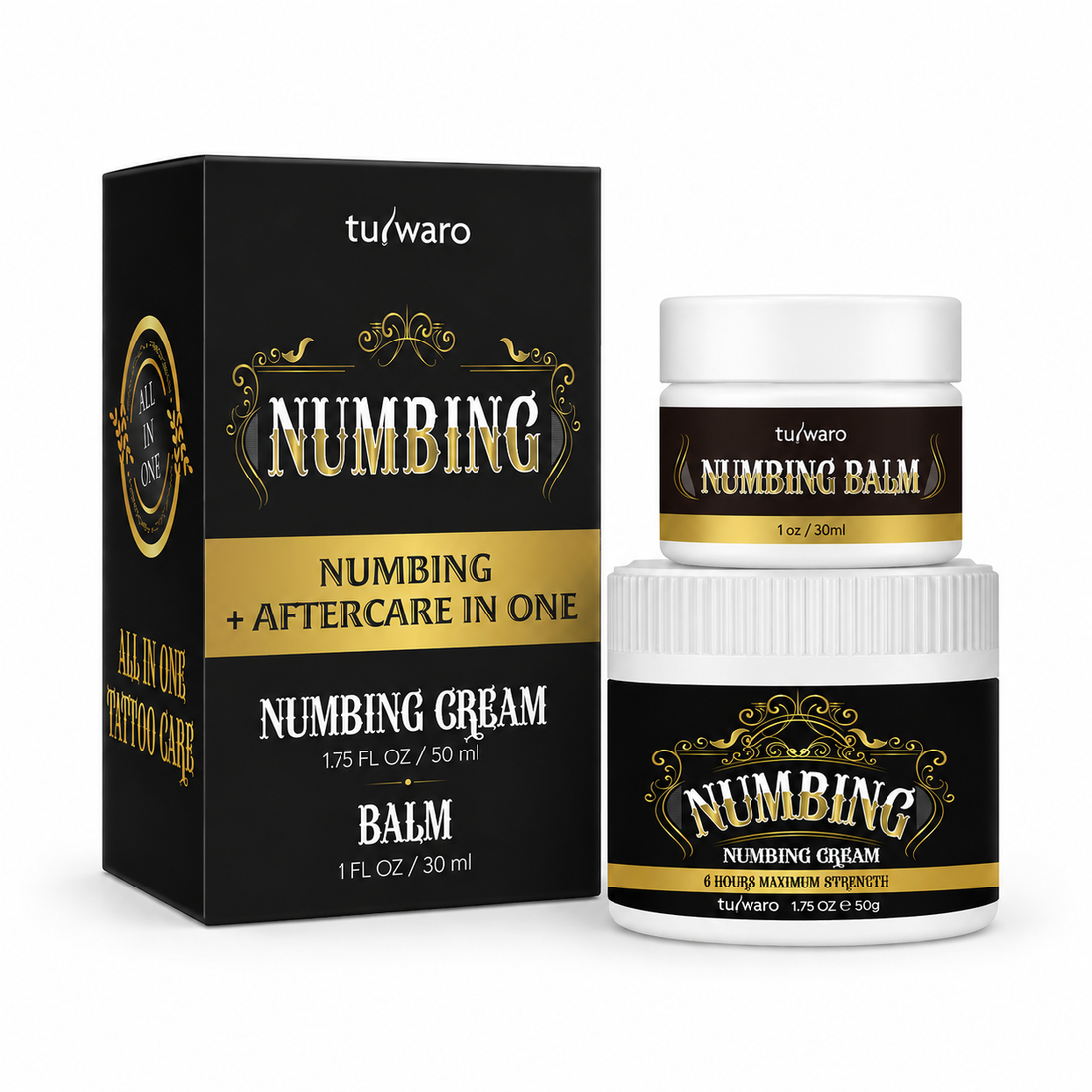 Numbing Cream + Aftercare Balm Kit